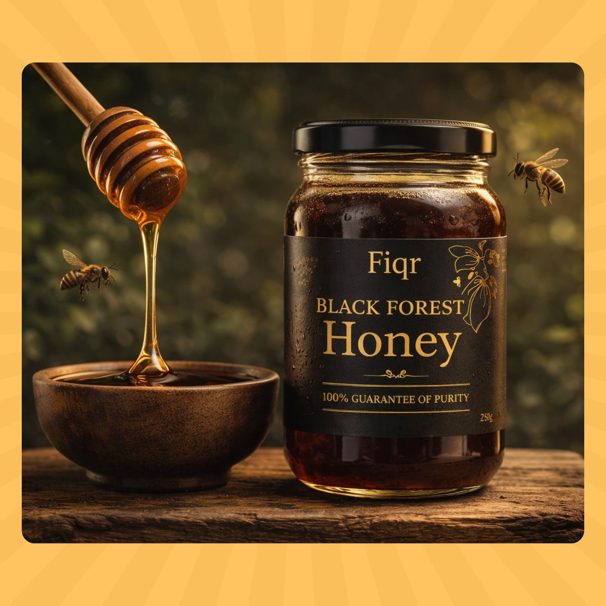 Fiqr Black Forest Honey (250g)